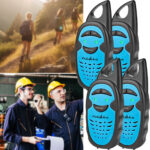 4er-Set Funkgeräte, Walkie Talkie, 3 km Reichweite, 3 Kanäle, PTT, 446 MHz
