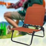 Camping Klappstuhl, 60 x 47,5 x 66 cm, orange