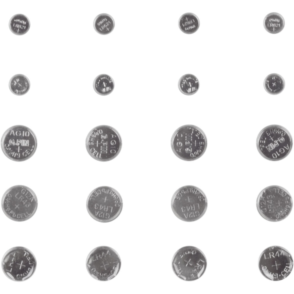 Lithium Knopfzellen-Batterie-Set, 20 Stück, 5 Typen Lithium Knopfzellen-Batterie-Set, 20 Stück, 5 Typen