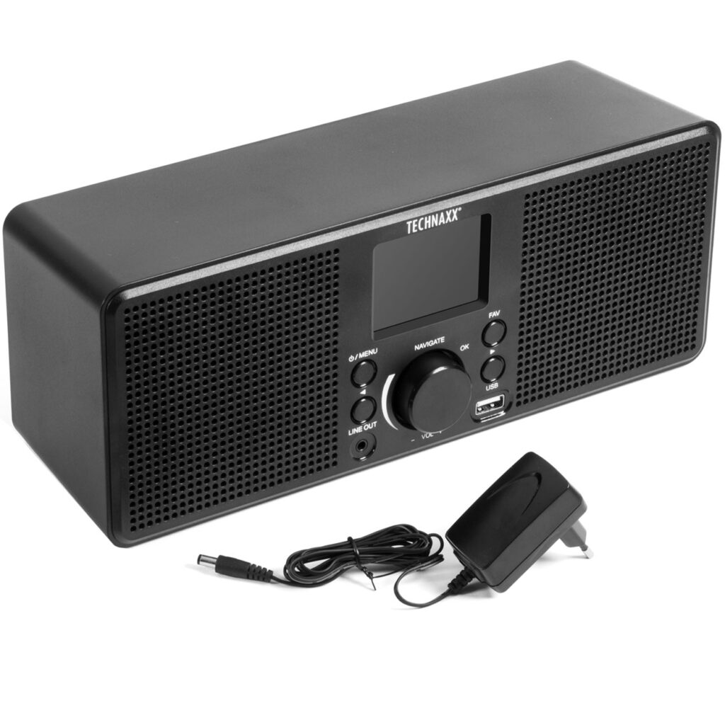 WLAN Internetradio mit Wetteranzeige und Weckfunktion, Stereo-Lautsprecher WLAN Internetradio mit Wetteranzeige und Weckfunktion, Stereo-Lautsprecher