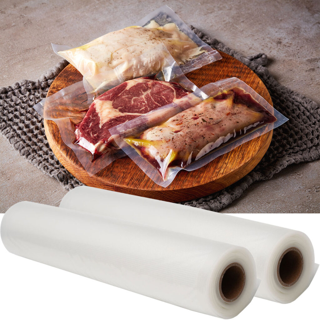 2 Profi Vakuumier-Folienschläuche für Balken-Vakuumierer, 28 x 500 cm 2 Profi Vakuumier-Folienschläuche für Balken-Vakuumierer, 28 x 500 cm