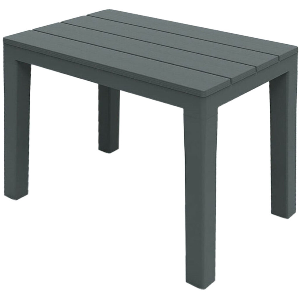 Garten- und Balkon-Beistelltisch, grau, 60 x 45 x 39 cm Garten- und Balkon-Beistelltisch, grau, 60 x 45 x 39 cm