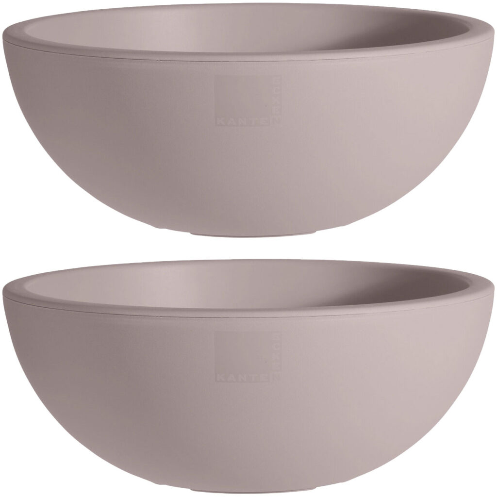 2er-Set Pflanzschale braun-grau, Blumentopf, Ø 40 cm 2er-Set Pflanzschale braun-grau, Blumentopf, Ø 40 cm