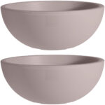 2er-Set Pflanzschale braun-grau, Blumentopf, Ø 40 cm