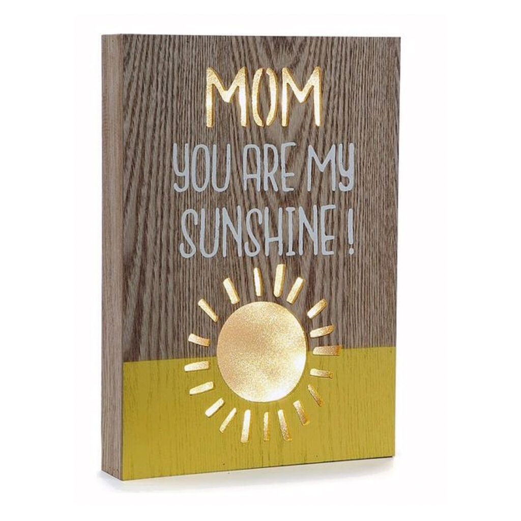 Leuchtdekoration Mom, beleuchtete Schrift, 3,5 x 28 x 20 cm Leuchtdekoration Mom, beleuchtete Schrift, 3,5 x 28 x 20 cm