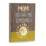 Leuchtdekoration Mom, beleuchtete Schrift, 3,5 x 28 x 20 cm