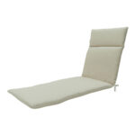 Liegen-Auflage natur, Polsterauflage wasserabweisend, beige, 190 x 60 cm