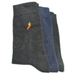 3er-Set Business Socken, Herren, schwarz & navy, Gr. 43-46