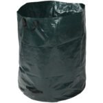 Gartensack aus Polyester, Laubsack mit Henkel, grün, Fassungsvermögen 270 l, Ø 67 x 76 cm
