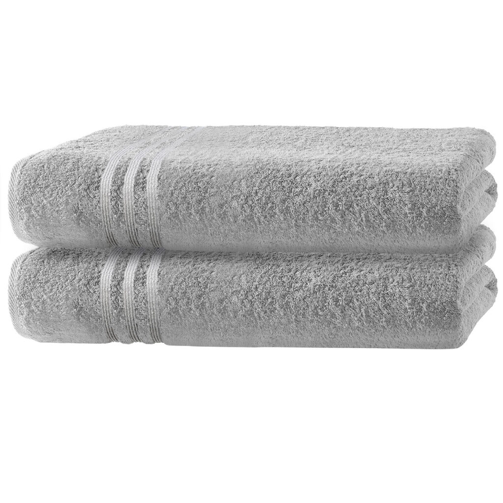 2er-Set Gästetücher Casativo, 30 x 50 cm, 100% luxuriöse Baumwolle, mit Bordüre, silber 2er-Set Gästetücher Casativo, 30 x 50 cm, 100% luxuriöse Baumwolle, mit Bordüre, silber