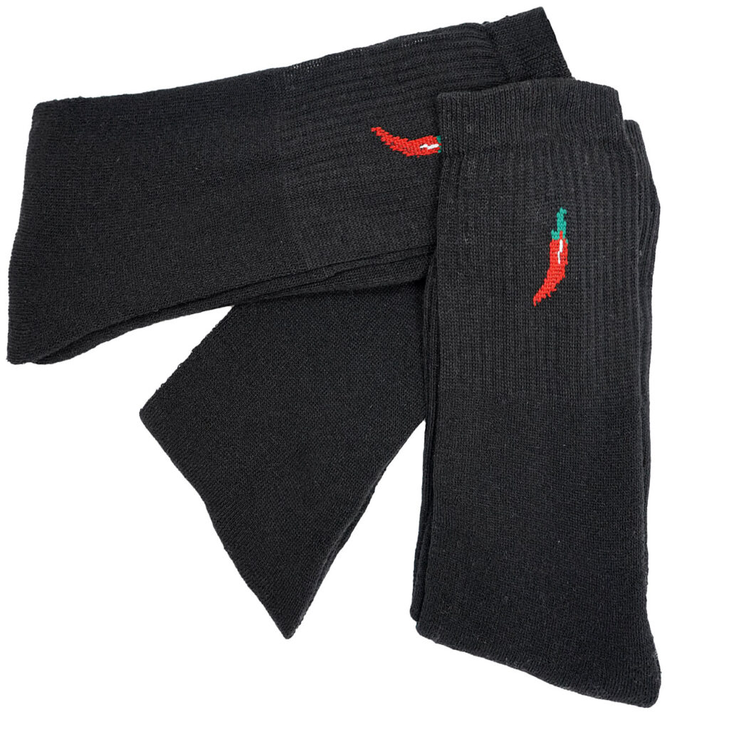Sport-Socken, 3-Paar, unisex, Tennissocken, schwarz, Gr. 43-46