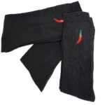 Sport-Socken, 3-Paar, unisex, Tennissocken, schwarz, Gr. 43-46