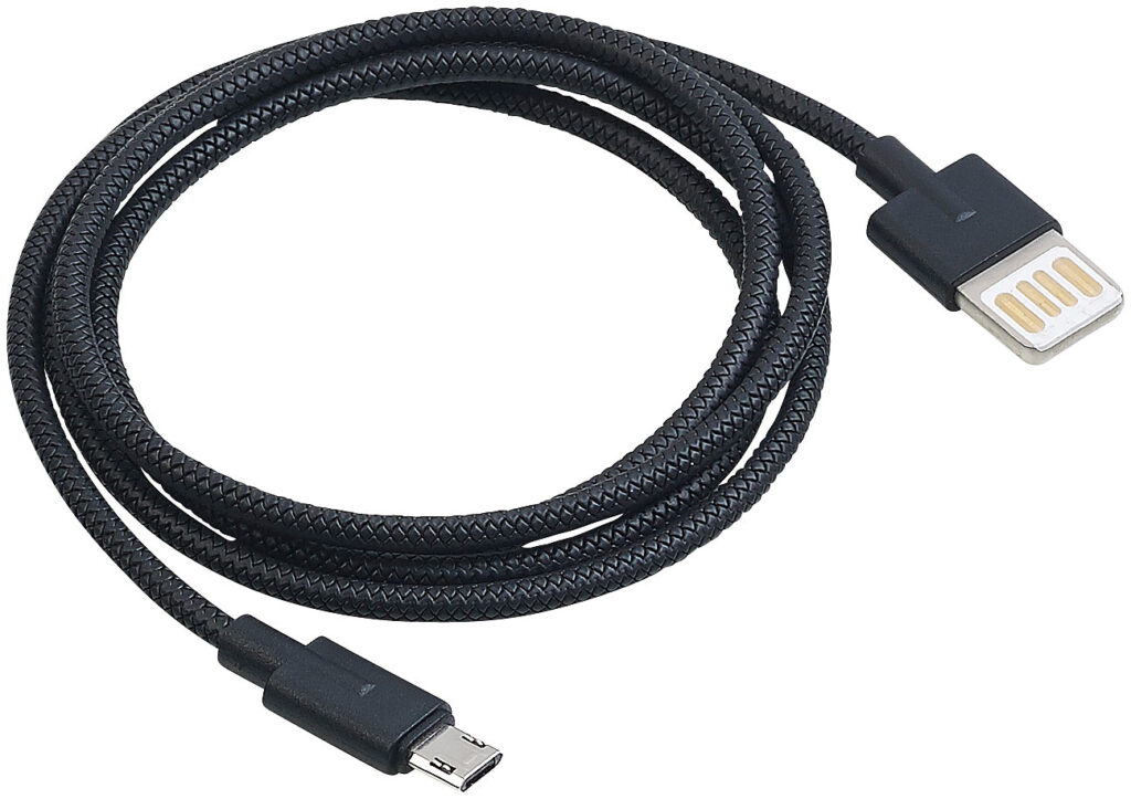 Lade- & Datenkabel USB auf Micro-USB, zweiseitige Stecker, 100 cm Lade- & Datenkabel USB auf Micro-USB, zweiseitige Stecker, 100 cm