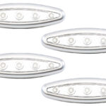 Stick-&-Push-Light „Silver Giant“ 4er-Set