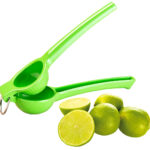 Manuelle Zitrus- & Saftpresse aus Metall für Limetten, Ø 5,6cm, grün