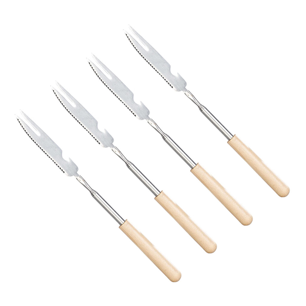 4er-Set 3in1-Teleskop-Messer,Grillgabel & Flaschenöffner, bis 69,5 cm 4er-Set 3in1-Teleskop-Messer,Grillgabel & Flaschenöffner, bis 69,5 cm