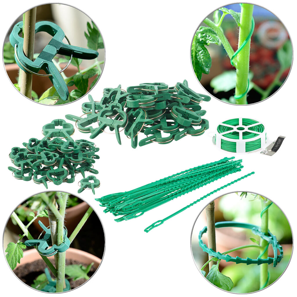 2 Pflanzenbefestigungs-Sets mit Pflanzenclips, XXL-Pack, je71-teilig 2 Pflanzenbefestigungs-Sets mit Pflanzenclips, XXL-Pack, je71-teilig