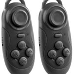 2er-Set Mini-Akku-Game-Controller & Fernbedienung, Bluetooth