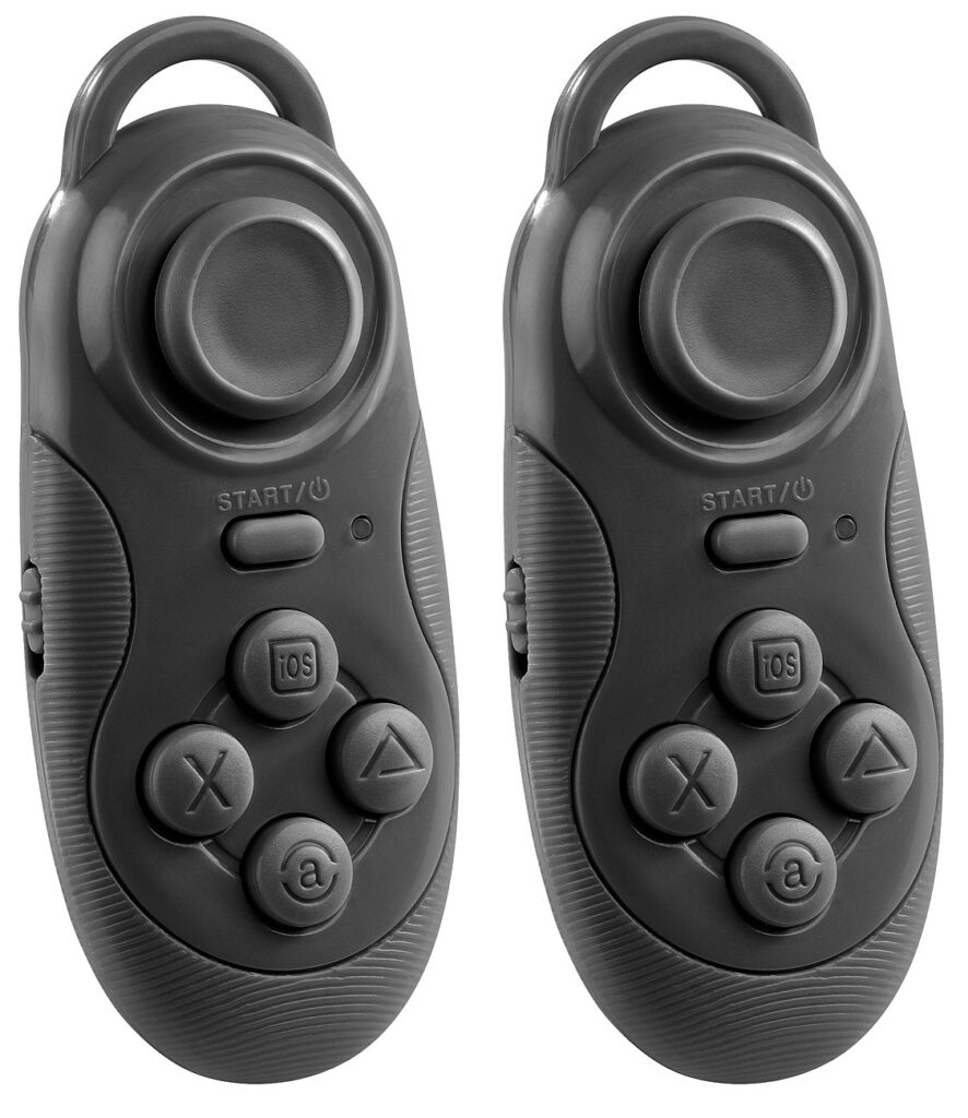 2er-Set Mini-Akku-Game-Controller & Fernbedienung, Bluetooth 2er-Set Mini-Akku-Game-Controller & Fernbedienung, Bluetooth