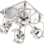 Spot-Lampe „Amphithea“, 4 Spots, GU10, bis 50 Watt