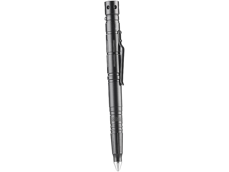 5in1-Tactical Pen mit Kugelschreiber, LED, Glasbrecher & Brieföffner 5in1-Tactical Pen mit Kugelschreiber, LED, Glasbrecher & Brieföffner