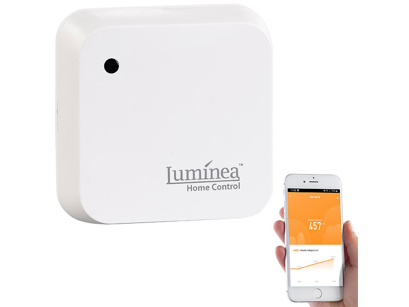Wetterfester WLAN-Licht- & Dämmerungs-Sensor mit App, IP55 Wetterfester WLAN-Licht- & Dämmerungs-Sensor mit App, IP55