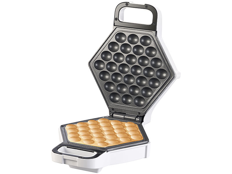 Waffeleisen für Bubble Waffeln nach Hong-Kong-Art, Anti-Haft, 700 Watt