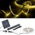 Solar-LED-Streifen mit 180 warmweissen LEDs, 3 m, wetterfest IP65