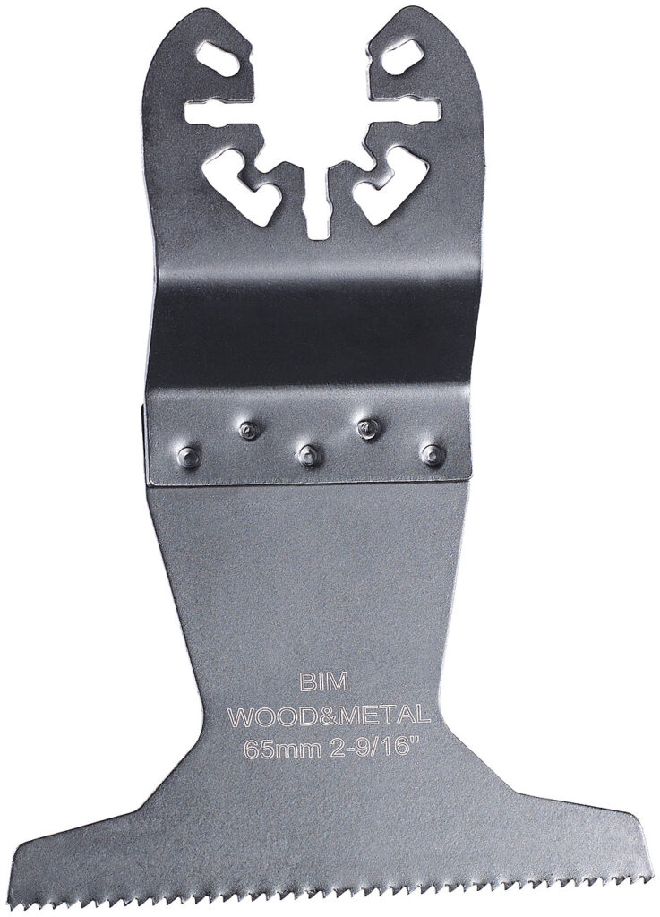 Bimetall-Tauchsägeblatt für Multitools, 65 mm, HSS, Schnellspannung Bimetall-Tauchsägeblatt für Multitools, 65 mm, HSS, Schnellspannung
