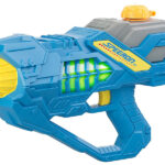 Batteriebetriebene Wasser-Spritzpistole mit LED-Lichteffekt, 450 ml