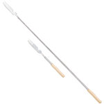 2er-Set 3in1-Teleskop-Messer, Grillgabel & Flaschenöffner, bis 67,5 cm