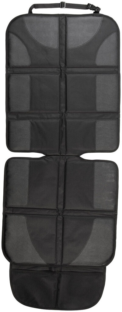 Premium-Kindersitz-Unterlage mit 2 Netztaschen, Isofix-geeignet Premium-Kindersitz-Unterlage mit 2 Netztaschen, Isofix-geeignet
