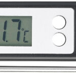 Digitales Haushalts-Thermometer, klappbar, 13-cm-Fühler, bis 200 °C