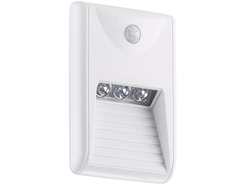 LED-Treppenleuchte & Nachtlicht mit PIR-Bewegungssensor, 15lm, 0,18 W LED-Treppenleuchte & Nachtlicht mit PIR-Bewegungssensor, 15lm, 0,18 W