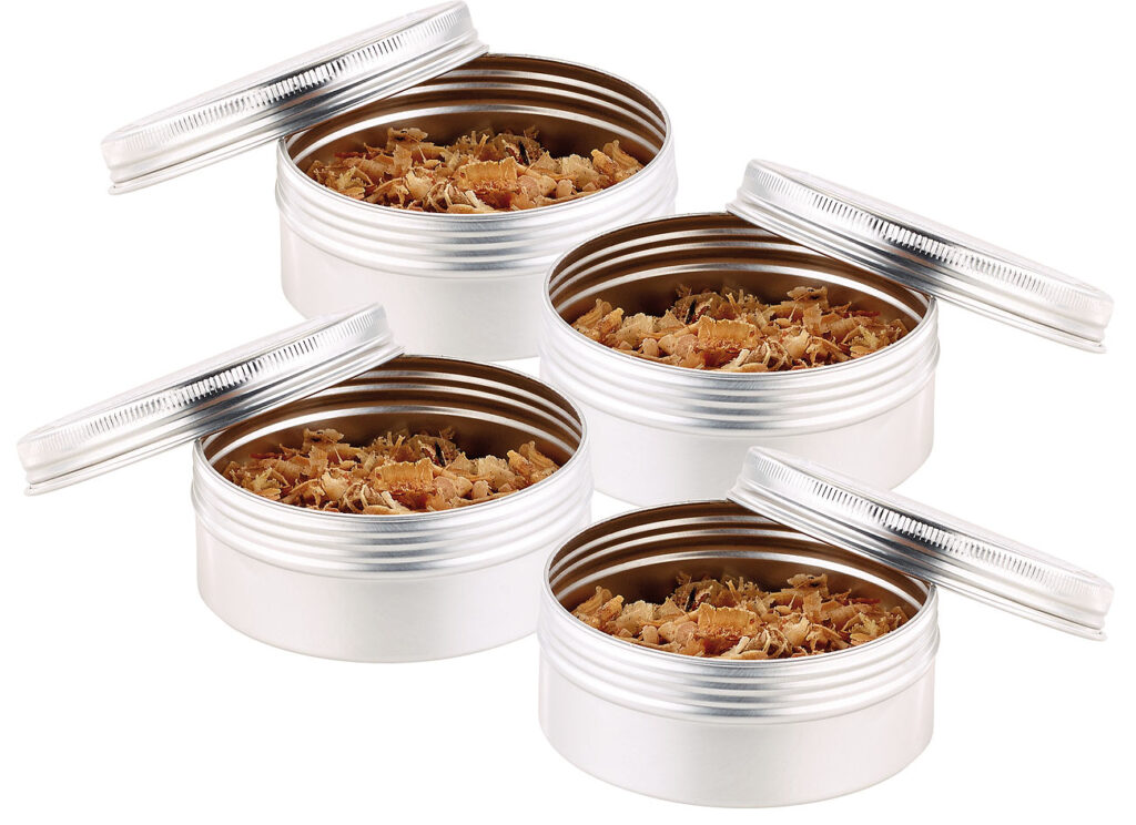 Anzünd-Hilfe für Magnesium-Feuerstarter, Holzspäne & Paraffin, 4er-Set Anzünd-Hilfe für Magnesium-Feuerstarter, Holzspäne & Paraffin, 4er-Set
