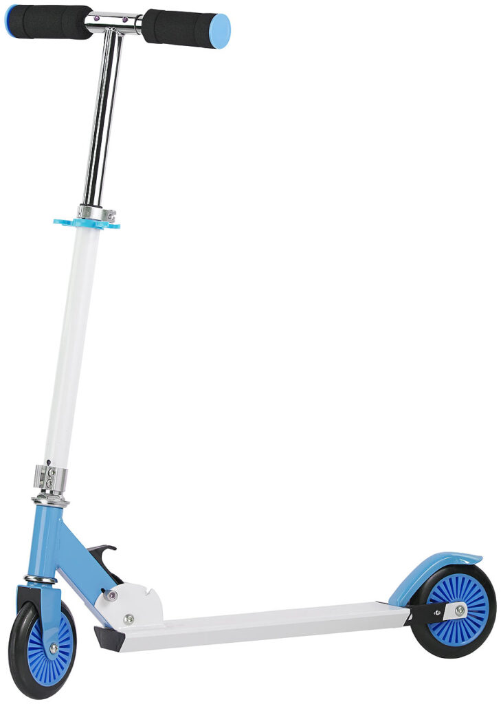Klappbarer City-Roller für Kinder, ultraleicht, max. 50 kg, blau Klappbarer City-Roller für Kinder, ultraleicht, max. 50 kg, blau