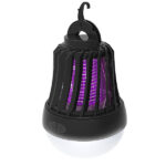 2in1-UV-Insektenvernichter & Camping-Laterne mit Batterie, dimmbar