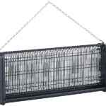 UV-Insektenvernichter mit Rundum-Gitter, 2 UV-Röhren, 2.000V, 40 Watt