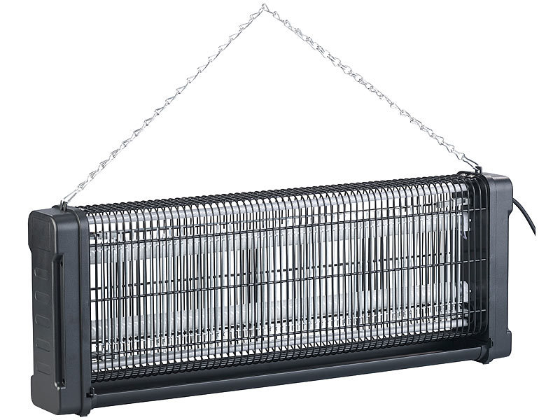 UV-Insektenvernichter mit Rundum-Gitter, 2 UV-Röhren, 2.000V, 40 Watt UV-Insektenvernichter mit Rundum-Gitter, 2 UV-Röhren, 2.000V, 40 Watt