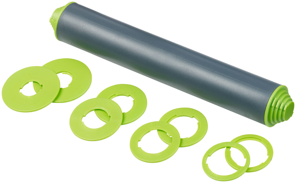 Höhenverstellbarer Teigroller mit Anti-Haft-Effekt, BPA-frei, 30 cm Höhenverstellbarer Teigroller mit Anti-Haft-Effekt, BPA-frei, 30 cm