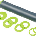 Höhenverstellbarer Teigroller mit Anti-Haft-Effekt, BPA-frei, 30 cm