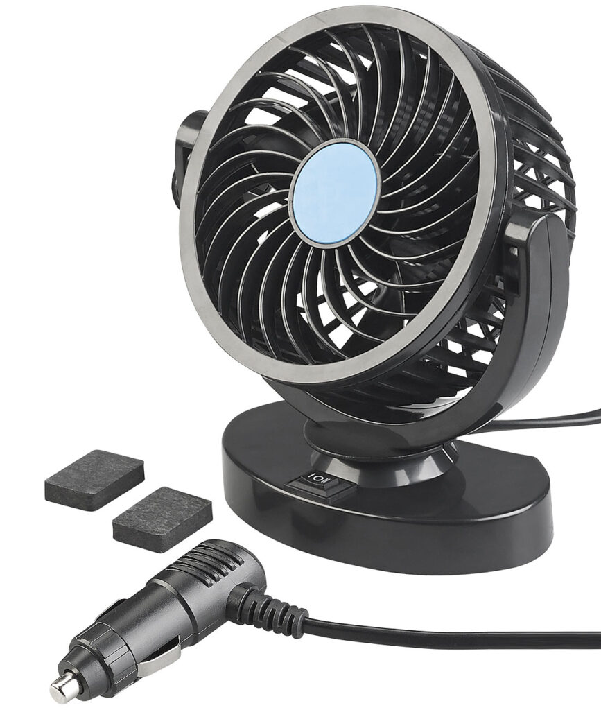 Kfz-Ventilator für 12-V-Anschluss, 3 Watt