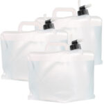 Faltbare Wasserkanister mit Zapfhahn, 10 Liter, 3er-Set