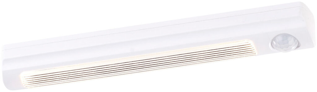 Batterie-LED-Schrankleuchte, PIR- & Lichtsensor, 0,6 W, 25 Lm, 6000 K Batterie-LED-Schrankleuchte, PIR- & Lichtsensor, 0,6 W, 25 Lm, 6000 K