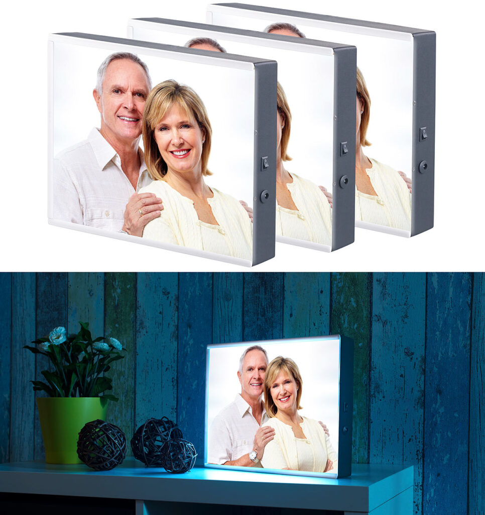 3er-Set LED-Leuchtkasten für Bilder auf Folie & Papier, DINA4-Format 3er-Set LED-Leuchtkasten für Bilder auf Folie & Papier, DINA4-Format