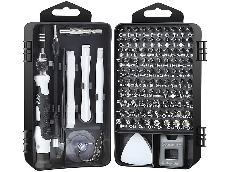 117-teiliges Profi-Reparaturset für Smartphone, Tablet, Notebook & Co. 117-teiliges Profi-Reparaturset für Smartphone, Tablet, Notebook & Co.