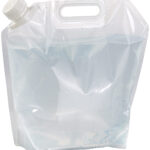 Flach faltbarer Wasserkanister mit Tragegriff, 5 Liter, BPA-frei