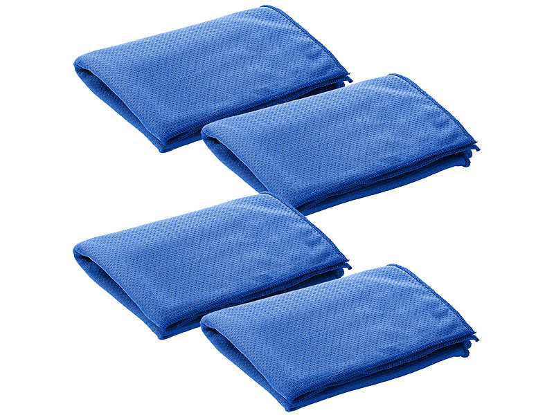 4er-Set effektiv kühlende Multifunktionstücher, 110 x 35 cm 4er-Set effektiv kühlende Multifunktionstücher, 110 x 35 cm