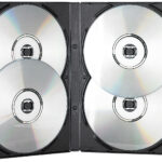CD/DVD Soft Hülle für 4 DVDs 10er-Set schwarz