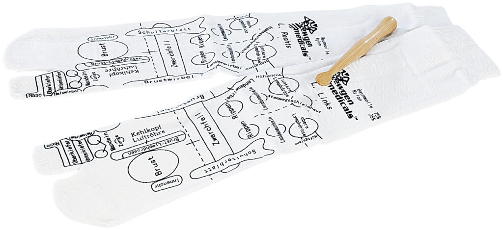Druckpunkt-Socken für Fuss-Reflexzonen-Massage, Gr. 41 – 43 Druckpunkt-Socken für Fuss-Reflexzonen-Massage, Gr. 41 – 43
